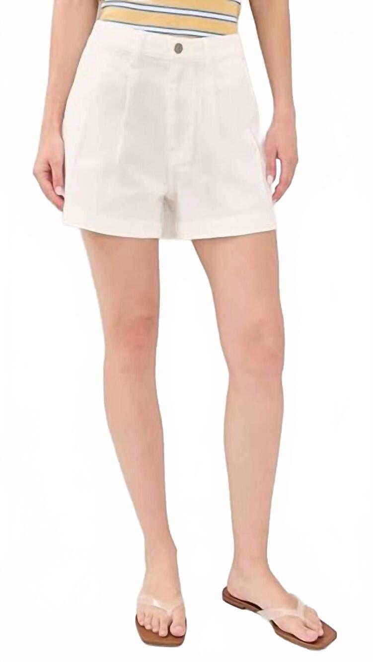 NEW DAZE women's coronado pleated short in lamb
